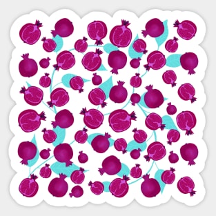 Pomegranate pattern design Sticker